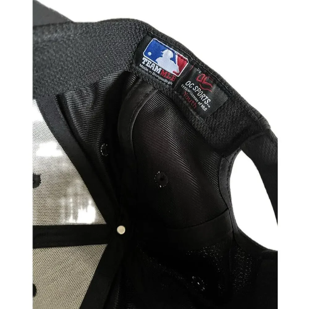 Chicago White Sox Youth Hat. Black. Team MLB. Adjustable Back - Picture 3 of 3